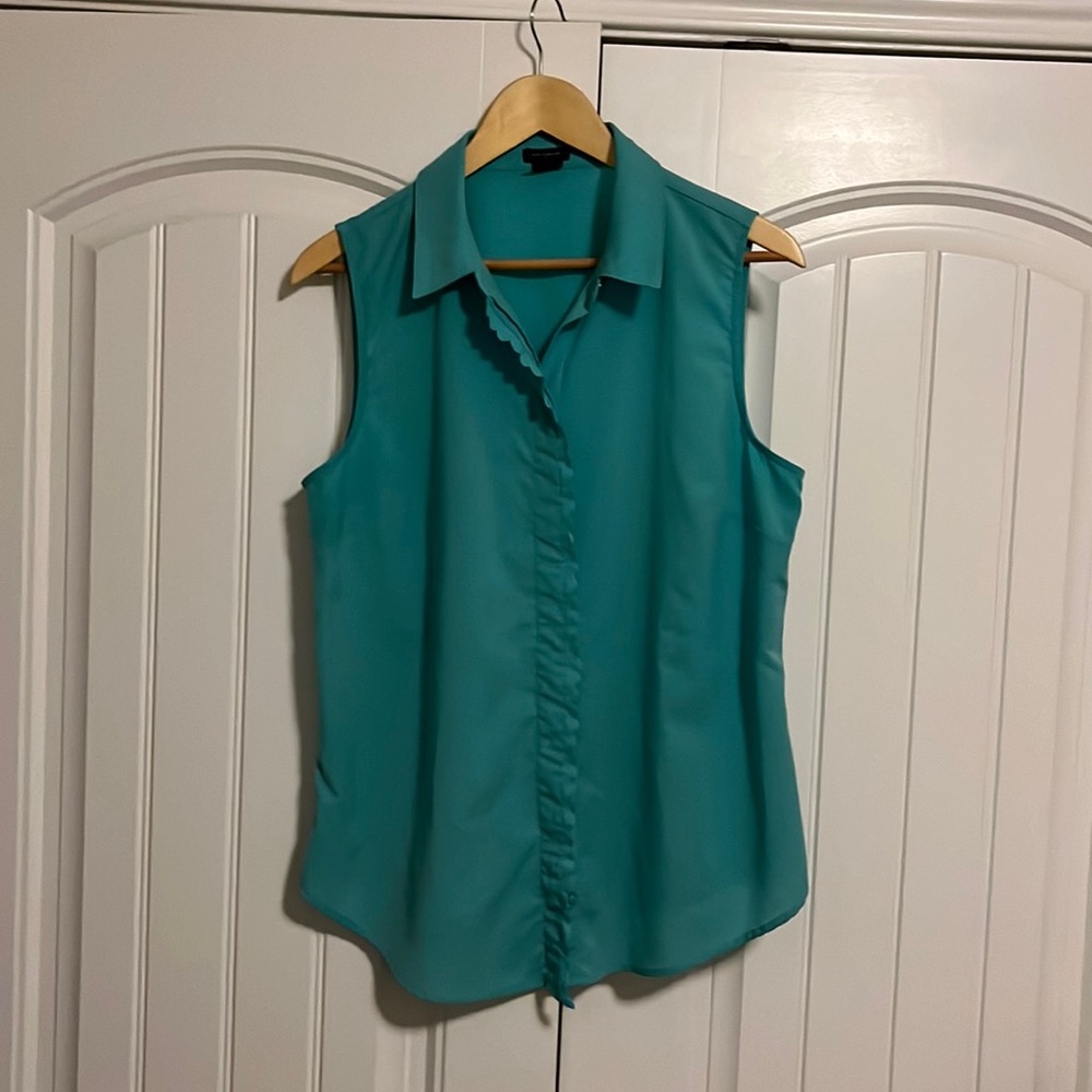 Ann Taylor sleeveless blouse.